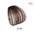 Miniatyrbild 1 av 8: Invisible Synthetic Bangs Front Clip In Hair Bits Air Bangs A4
