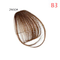 Miniatyrbild 1 av 8: Invisible Synthetic Bangs Front Clip In Hair Bits Air Bangs B3