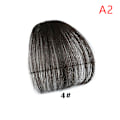 Miniatyrbild 1 av 8: Invisible Synthetic Bangs Front Clip In Hair Bits Air Bangs A2
