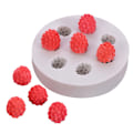 Miniatyrbild 6 av 8: Form 3D Hallon/Blåbär Form Tårta Decorating Moul Pink Raspberry