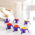 Miniatyrbild 5 av 8: 3 /6 ST flaskor Stativ Cap Kit Set Lätt att hälla ut Tjock vätska Bo 6pcs