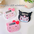 Miniatyrbild 2 av 8: e Cartoon Calculator Kawaii Portable Office Learning Supplies C A3
