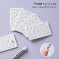 Miniatyrbild 2 av 8: Mini nagelfil med självhäftande engångsnagelutrustningstillbehör 5 sheet