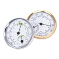 Miniatyrbild 2 av 7: Analog luftfuktighet temperaturmätare inomhus termometer Gold
