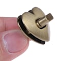 Miniatyrbild 2 av 5: Hjärtformad lås metallhårdvara för gör-det-själv handväska Väska Vridlås Silver