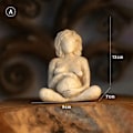 Miniatyrbild 1 av 8: Moder Jord Konst Brons Gaia Staty Present Lera Gravid kvinna Ta A