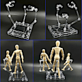 Miniatyrbild 4 av 8: Trehövdad Soul-lämplig displayfäste för HG1/144 modell Ha 1set