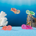 Miniatyrbild 7 av 8: 1/5 st Mini Resin Lysande Turtle Figurines Dekoration Bil Dash Large Random 5pcs