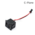 Miniatyrbild 1 av 8: Dubbellager USB honbas typ-C power med C