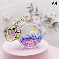 Miniatyrbild 1 av 8: Cartoon e Keychain Quicksand Key Chain Akryl Nyckelring Bag Pend A4