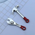 Miniatyrbild 1 av 5: 2PCS Dockhus mini heminredning simulering underhåll också Red