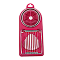 Miniatyrbild 1 av 8: Egg ter Egg Slicer Sectioner ter Form Flower-Shape Lunch Mea Red