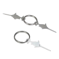 Miniatyrbild 4 av 7: Swordfish Shape Rostfritt stål för Smartphone Sim-kort Fack R A