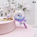 Miniatyrbild 1 av 8: Cartoon e Keychain Quicksand Key Chain Akryl Nyckelring Bag Pend A1