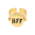 Miniatyrbild 7 av 8: Rotera BFF Ring Kvinna Man Trend Vintage e Par Öppna Fidgets
