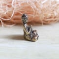 Miniatyrbild 6 av 8: Ren mässing Miniatyr Shakyamuni Buddha Dekoration Heminredning Gold