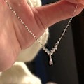 Miniatyrbild 2 av 6: Rhinestones Tofs Halsband Ins Light Luxury Enkel All-match C