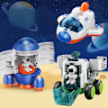 Miniatyrbild 2 av 8: Tröghet Billeksaker Deformation Rymdleksak Raket Rymdskepp Space A5
