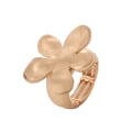 Miniatyrbild 8 av 8: Lätt Lyx Stor Blomma Form Öppna Ringar Överdriven Justerbar Gold