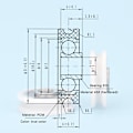 Miniatyrbild 3 av 8: Hög kvalitet 5*21*6mm U-spårlager remskiva Line Lifting Whee A2