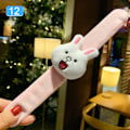 Miniatyrbild 1 av 8: 1st Kawaii Animal Cartoon Frukt Klap Ring Slap Snap Wrap Handled A12