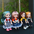 Miniatyrbild 2 av 5: BJD CASUAL Docka Fritidsmode Prinsessan Kläder Kostym Accessoarer A15
