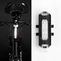Miniatyrbild 1 av 8: Cykelljus LED vattentät bakljus bakre USB uppladdningsbar B White