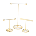 Miniatyrbild 4 av 5: Örhängen Display Stativ Guld Örhängen Display Rack T-Shape Earri A L
