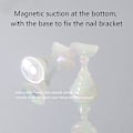 Miniatyrbild 5 av 8: Aurora Magnetic Nail Art Practice Display Stand Tip Holder Acry 01