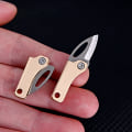 Miniatyrbild 8 av 8: Mässing Magnetic Attraction MINI Folding Portable Unboxing Blade