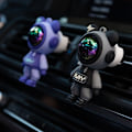 Miniatyrbild 3 av 8: Billuftuttag Parfymklämma Luftkonditionering Luftuttag Bil Aro Black