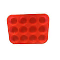 Miniatyrbild 7 av 8: 12 koppar silikon muffins muffins bakplåt non-stick diskmaskin