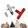 Miniatyrbild 2 av 5: 10 st Automatisk kaninnipplar vattenmatare för sällskapsdjur Rab 10pcs