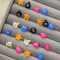 Miniatyrbild 5 av 8: 5 färger 8,5-11 mm 20 st Nail Art Rhinestones Crystal Gems 3D Ti