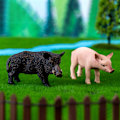 Miniatyrbild 6 av 8: 1st Simulering Mini e Vilda Djur Modell Häst Ko Får Doll F A