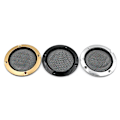 Miniatyrbild 2 av 8: 3" o cover dekorativt cirkelgaller i mesh 2 P Gold