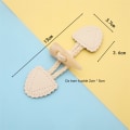 Miniatyrbild 1 av 8: 2st Trä Läder Horn Toggle Button Craft Coat Knappar DIY Sy 10