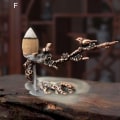 Miniatyrbild 1 av 7: Liten cense ugn prydnad kreativ glad plommon gren fäste F