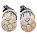 Miniatyrbild 9 av 9: 2st 3157 LED Bärnstensvit Bak Blinkers Parkering Hög power