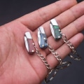 Miniatyrbild 2 av 8: Mini Vikbar Akryl Sharp EDC Självförsvar Small Blade Portab C