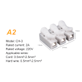 Miniatyrbild 1 av 5: 10PCS Snabbanslutningsterminal Tryck Typ Connector Connector A2
