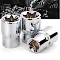 Miniatyrbild 3 av 5: 14st E Typ Torx Star Kvinnlig Bit Socket Set Wrench Sockets E4-