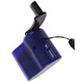 Miniatyrbild 3 av 6: Mobiltelefon Nödladdare USB Vev Hand Manuell Dynamo Blue