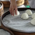 Miniatyrbild 7 av 8: Runda non-stick mesh för bakning av bakdukar Steamer Pad D A:28cm