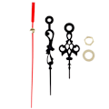 Miniatyrbild 6 av 8: Set Ersättning DIY Väggmekanism Quartz Klocka Reparation Movement C