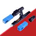 Miniatyrbild 3 av 5: 10 st Single-Mode Fiber Optic SC/UPC Snabb snabb fältmontering SC/UPC