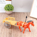 Miniatyrbild 3 av 8: Elektronisk ponny husdjur drar vagn runt springer promenader Ele