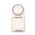 Miniatyrbild 1 av 8: Egg ter Egg Slicer Sectioner ter Form Flower-Shape Lunch Mea White