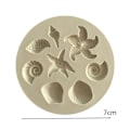 Miniatyrbild 6 av 6: Ocean Biological Conch Sea Shells Chocolate Cake Form