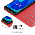 Miniatyrbillede 5 af 5: WIKO Y80 Mobiltelefon Cover Case Etui - med kortspor og standfunktion CARMINE RED
